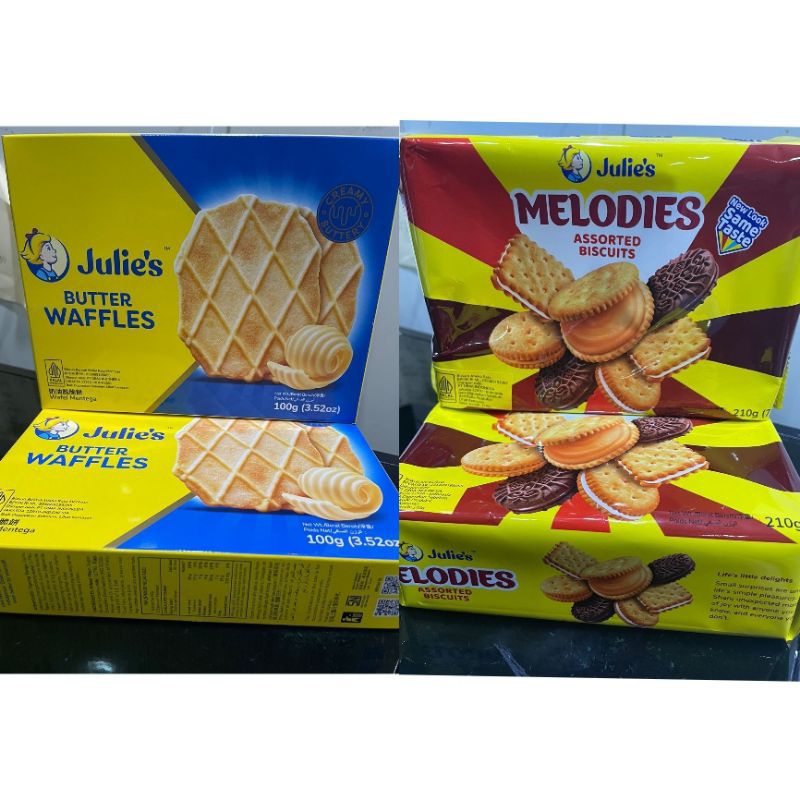 Julies Butter Waffles And Julies Assorted Biscuits Julie Butter Waffer