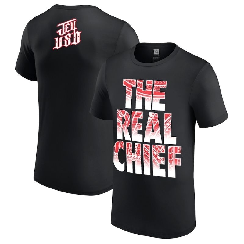 T-shirt WWE JEY USOS THE REAL CHIEF | Shopee Philippines