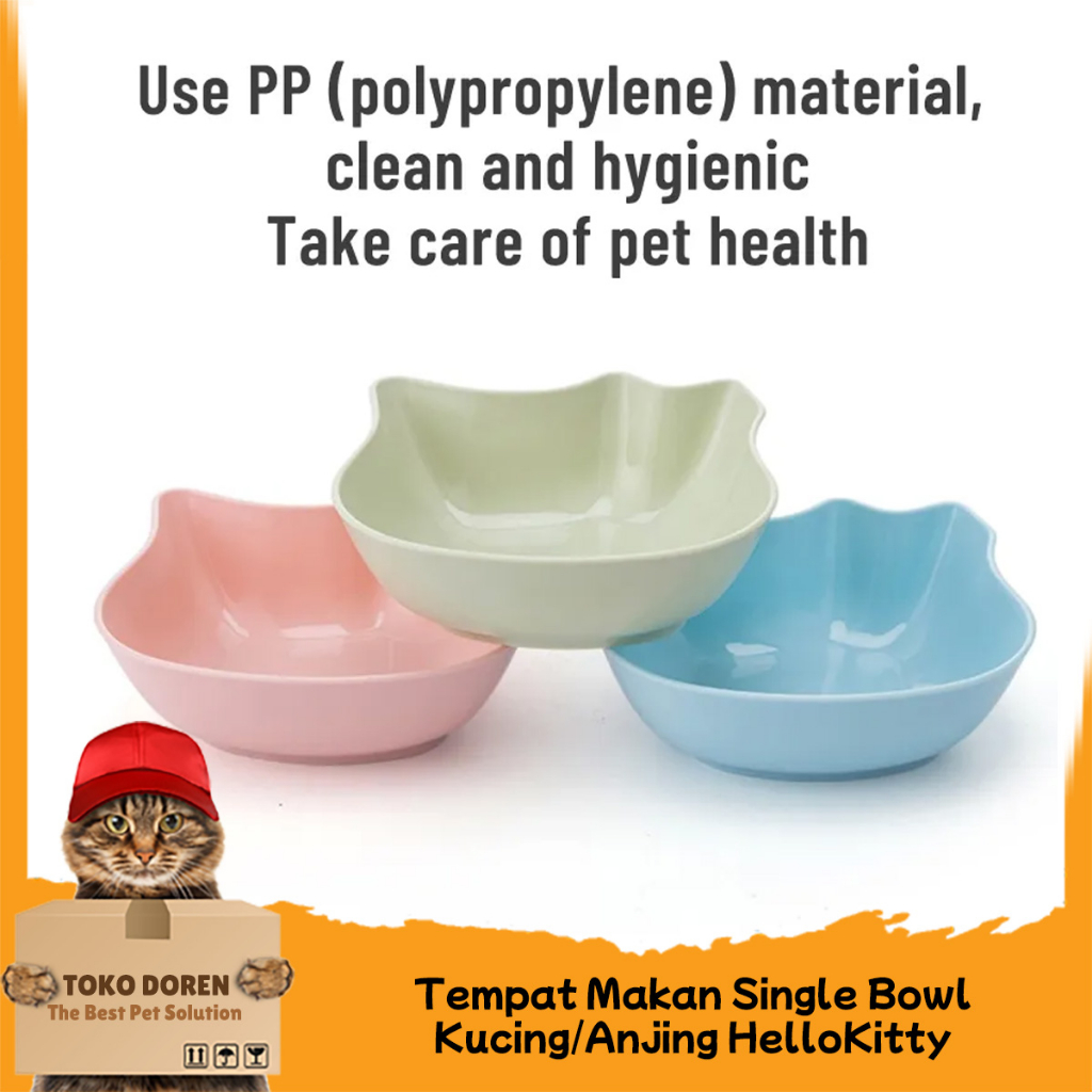 Single bowl HELLO KITTY Cat Dog Dining pastel Color Shopee Philippines