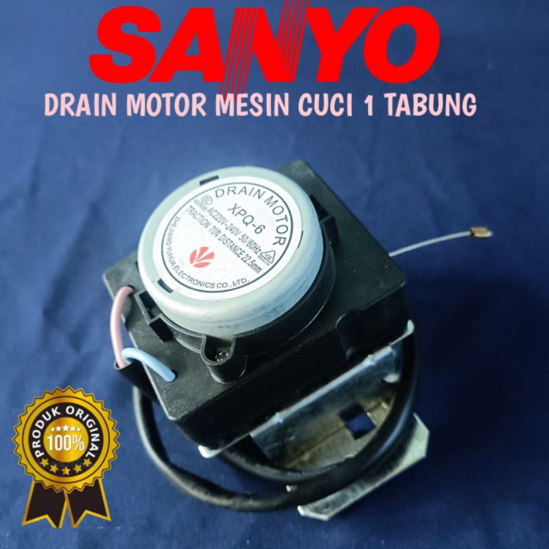 MESIN Sanyo 1 Tube Washing Machine Dryer MOTOR DRAIN ORIGINAL. Shopee