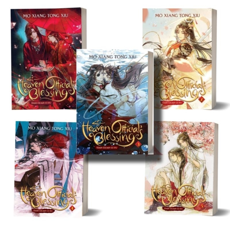 Heaven Official's Blessing: Tian Guan Ci Fu (Novel) Vol. 1,2,3,4,5 A ...