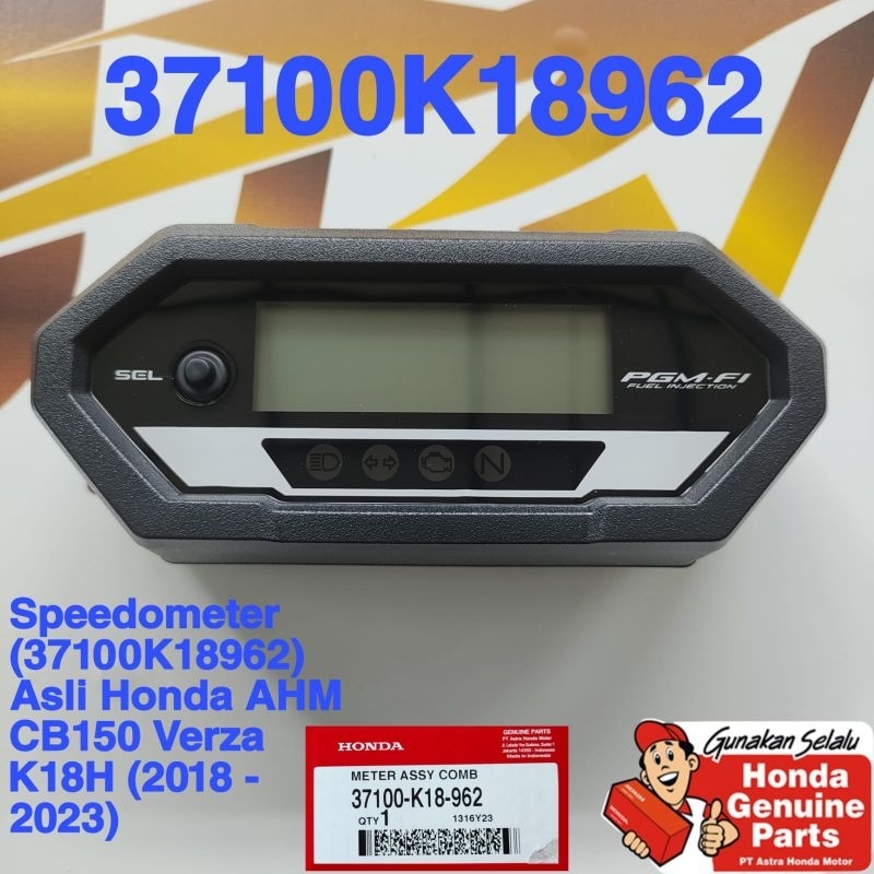 Speedometer CB Verza 150 37100K18962 Genuine Original Honda AHM ...