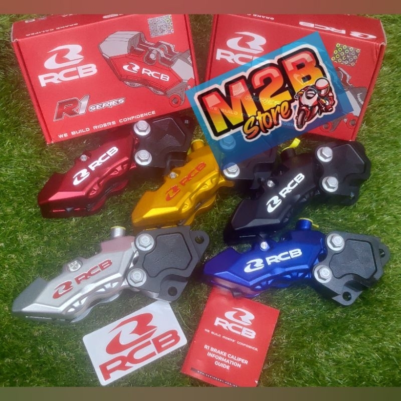 RCB R1 series 4 Piston 4P Original Caliper Bracket Nmax Old 2016 2017 ...