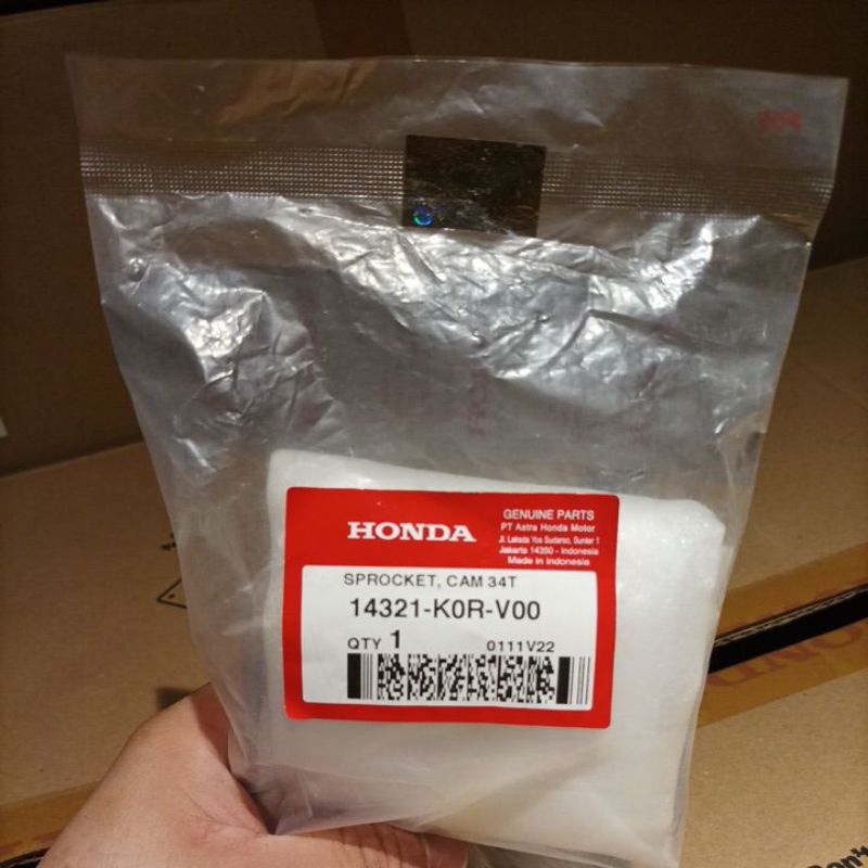 14321 K0R v00 sprocket cam,34T gear Centric gear AS PCX 160 VARIO 160