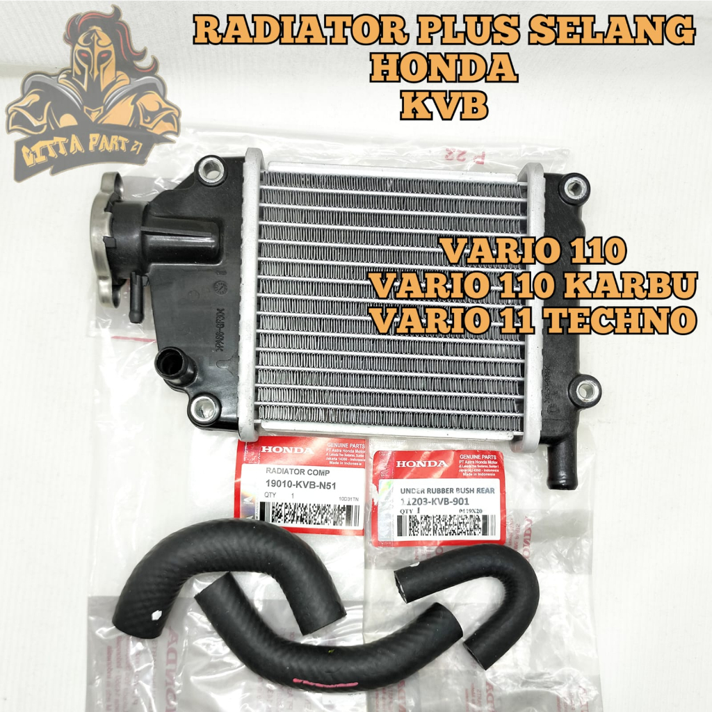 Radiator SET PLUS GENUINE HONDA KVB RADIATOR HOSE PIPE ORIGINAL HONDA ...