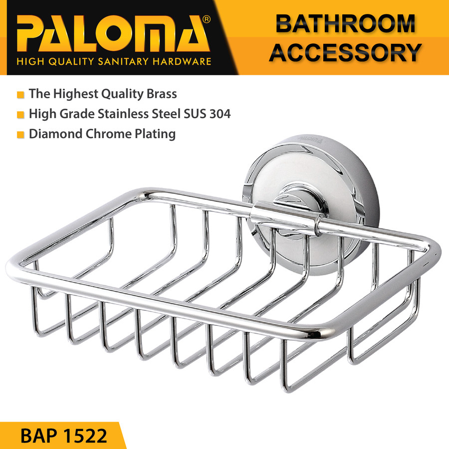 PALOMA BAP 1522 Bathroom Wall Mounted Soap Holder Rack | Shopee Philippines