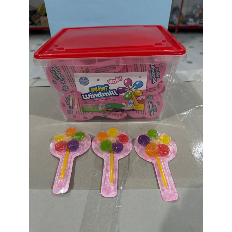 Mini Windmill Gummy Jar Box Contains 50 pcs | Shopee Philippines