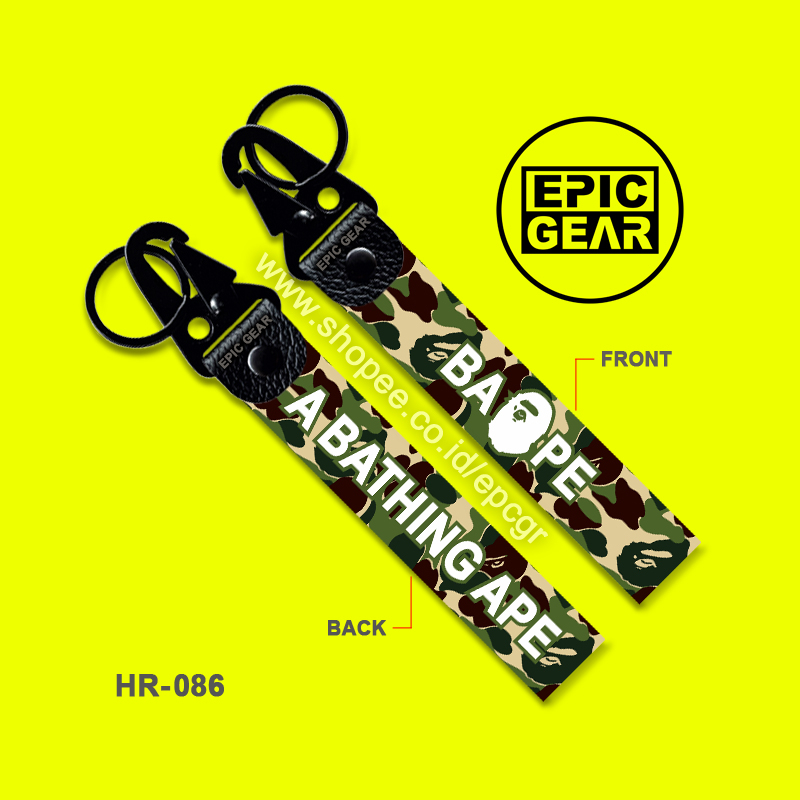 GANTUNGAN High QUALITY Car Motorcycle KEYCHAIN UNIVERSAL A BATHING APE PREMIUM KEYCHAIN LOGO BAPE CAMO SHARK CAMOUFLAGE ARMY PATTERN BRAND BRAND Shoes SNEAKER T Shirt SWEATER HOODIE ZIPPER GANCI Cool ...
