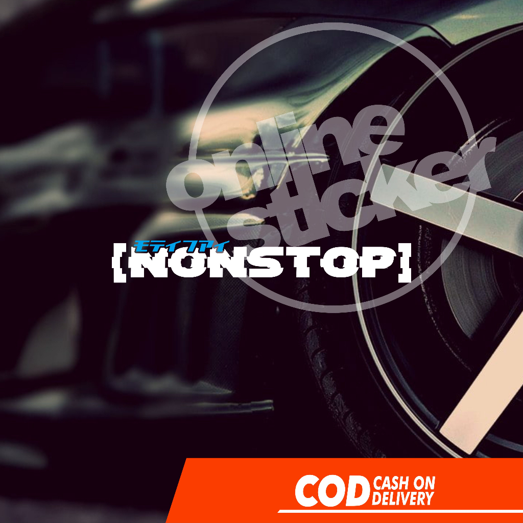 Non Stop stickers | Cutting lights up | Shopee Philippines