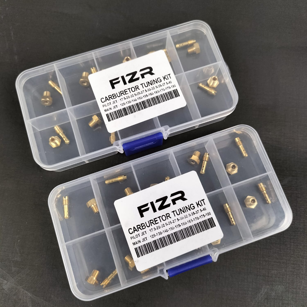 New!! FIZ R RX KING PE PWK SET FORCE 1 PILOT JET And MAIN JET CARBURETOR TUNING KIT F1ZR