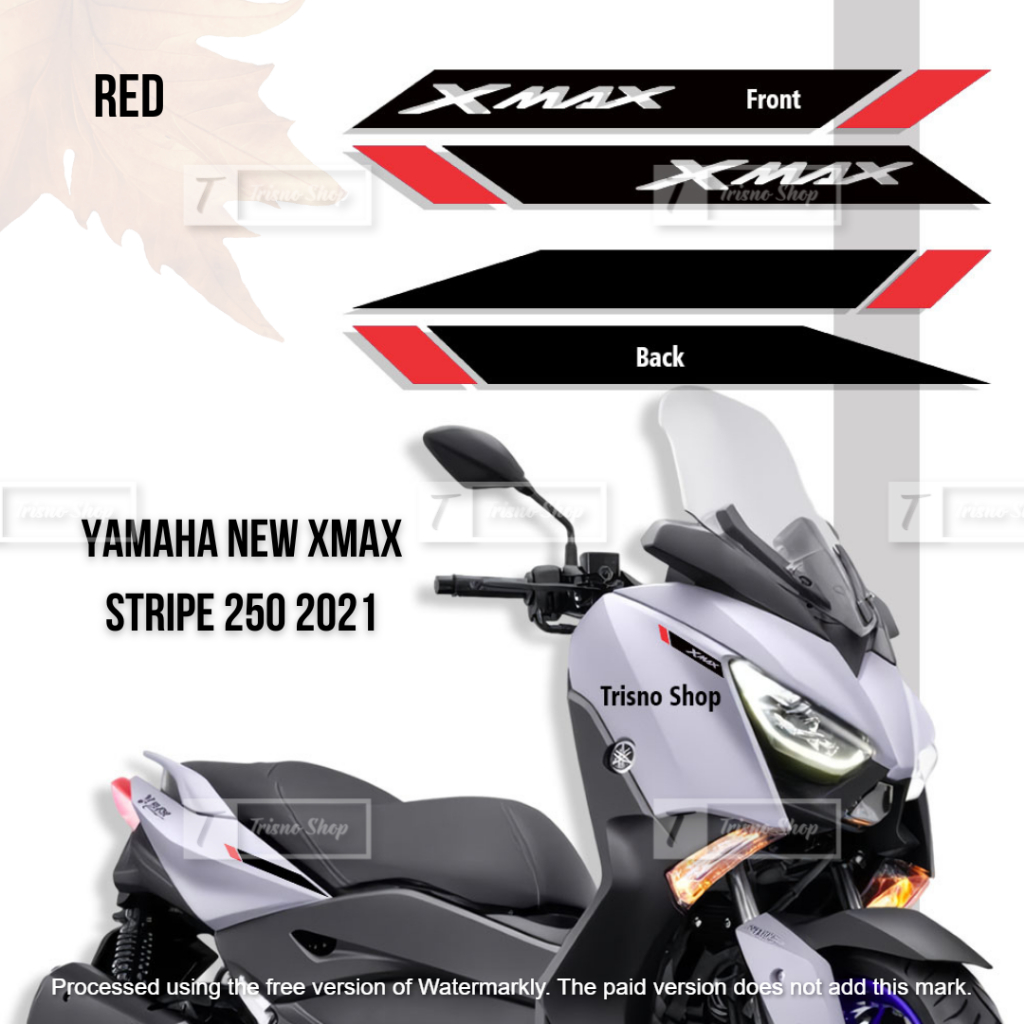Sticker Stripe Yamaha New XMAX 250 2021 | Shopee Philippines
