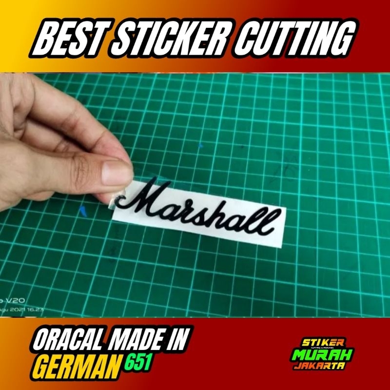 MARSHALL STICKERS TRANSPARENT CUSTOM CUTTING STICKERS | Shopee Philippines