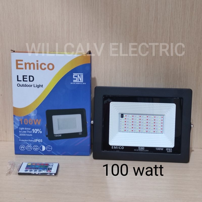 100W AC 220V RGB LED spotlight 100W RGB LED spotlight AC 220V | Shopee ...