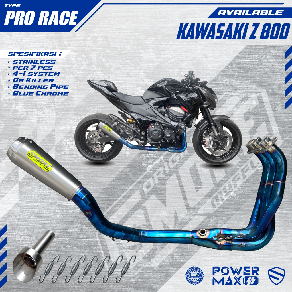 Kawasaki z800 Exhaust full system type pro race Shopee Philippines
