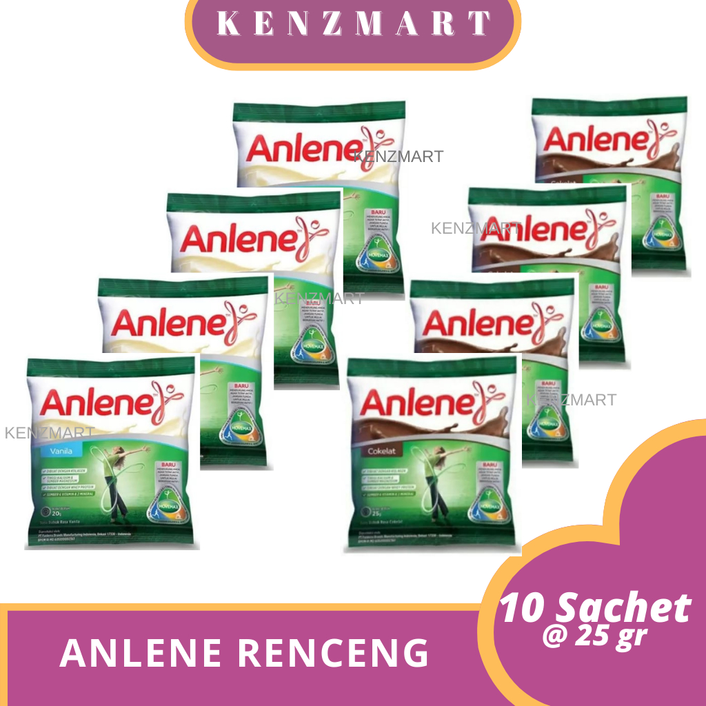Anlene Milk SACHET / Contents 10 Sachets Shopee Philippines