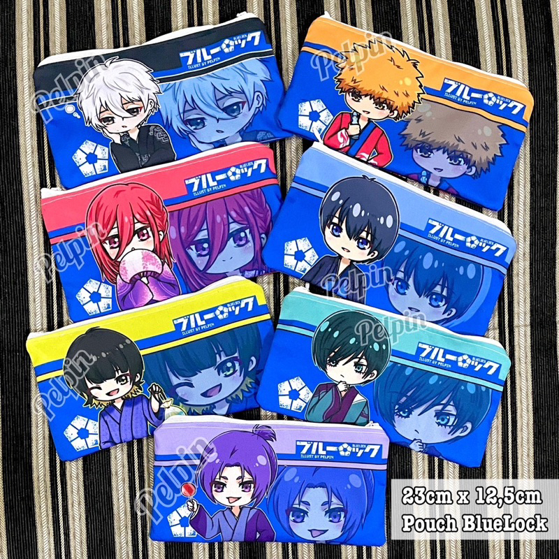 Pouch anime bluelock Blue lock Pencil Case Wallet nagi seishiro reo ...