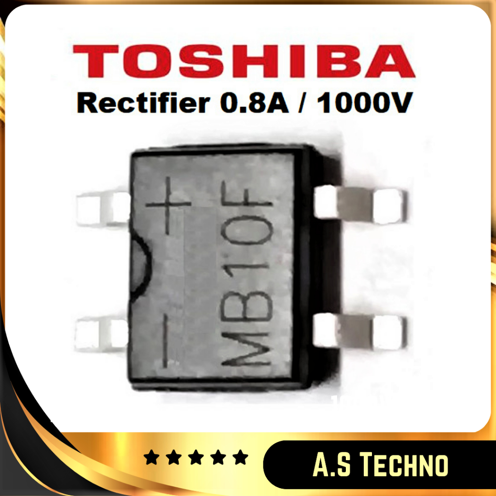 Bridge Rectifier Diode 0.8A 1000V Rectifier Diode MB10F SMD Shopee