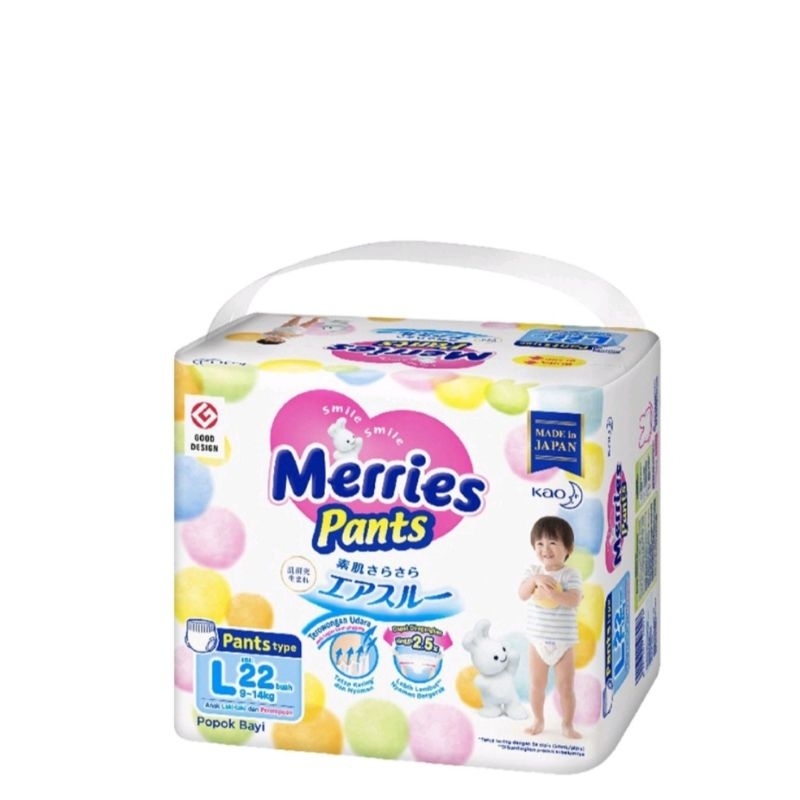 Merries Premium L 22 Pants) | Shopee Philippines