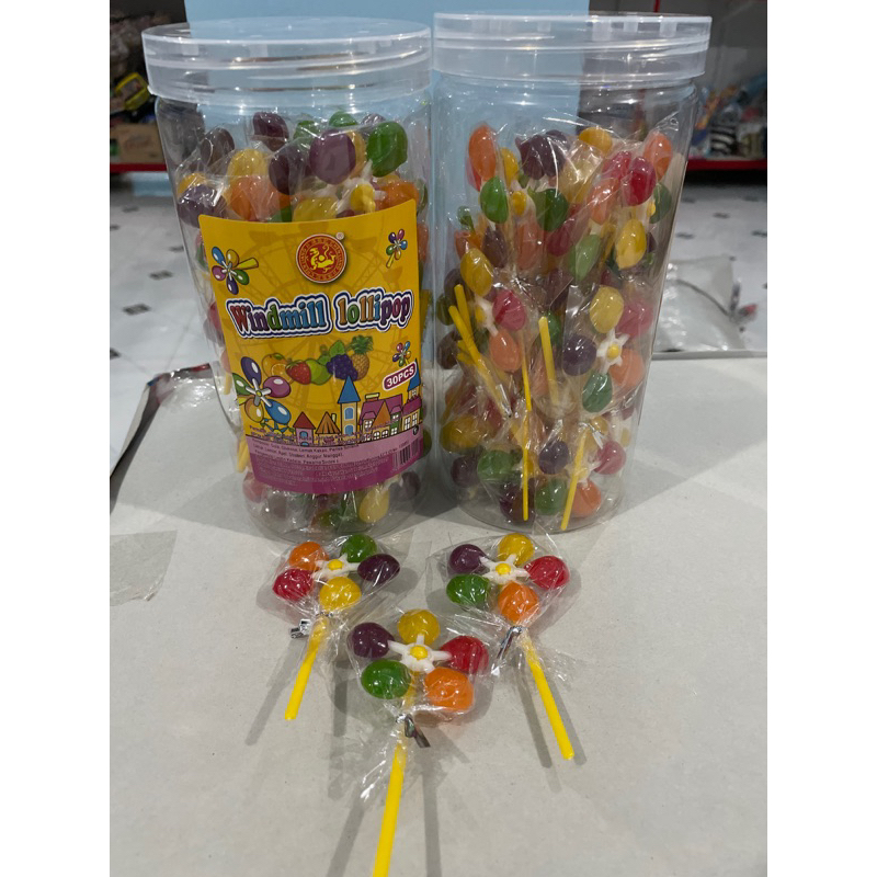 Windmill Lollipop / Lollipop Fan Candy Contains 30 Pcs | Shopee Philippines
