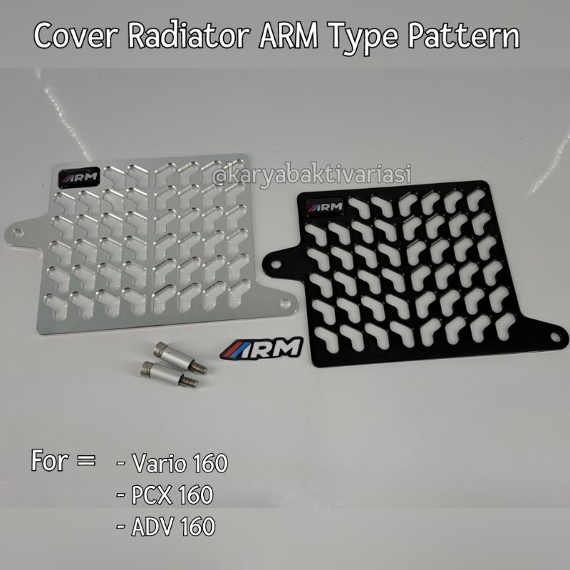 ARM RADIATOR COVER Type PATTERN FOR VARIO 160, ADV160, PCX160 | Shopee ...