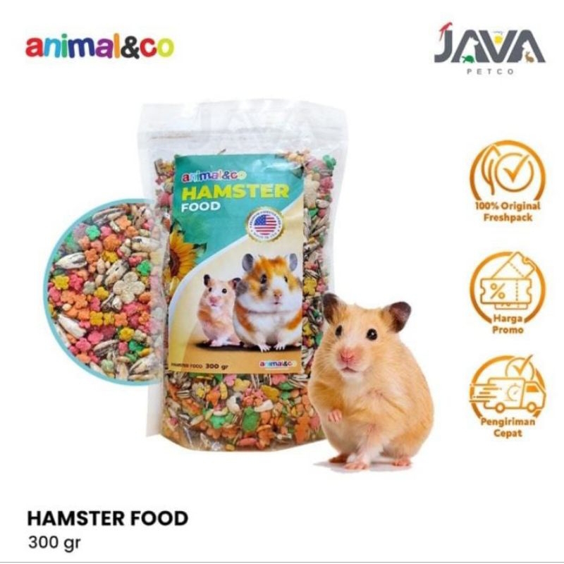 Animal&co Hamster Food With Snack 300gr- Hamster Food | Shopee Philippines