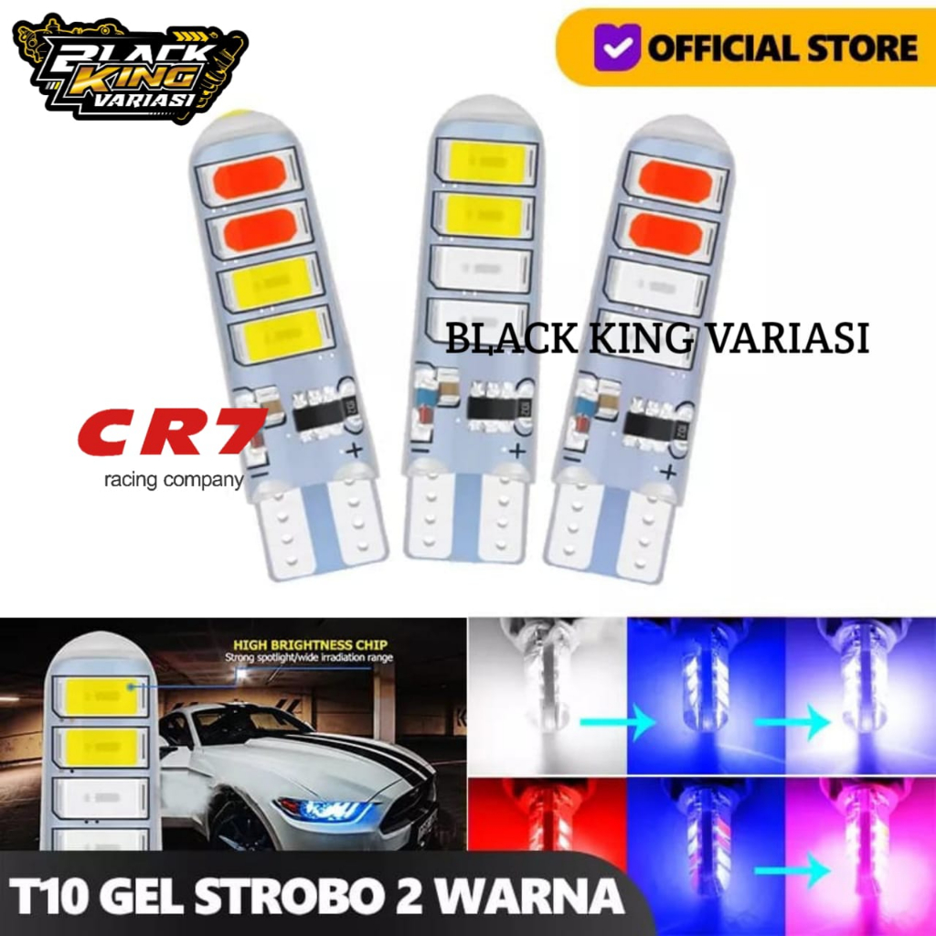 T10 Twilight Lights 8leds 2 Colors Flash Blinking Turn Signal Lights
