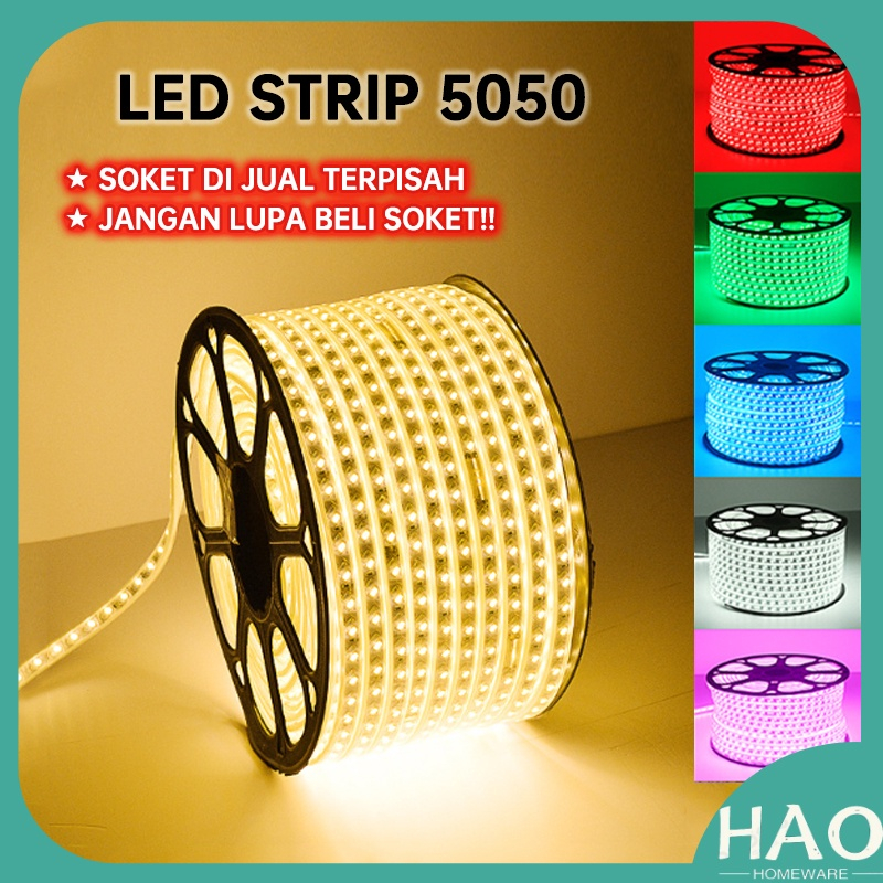 Led strip Hose Light 5050 SMD AC 220v indoor And outdoor Meter Not