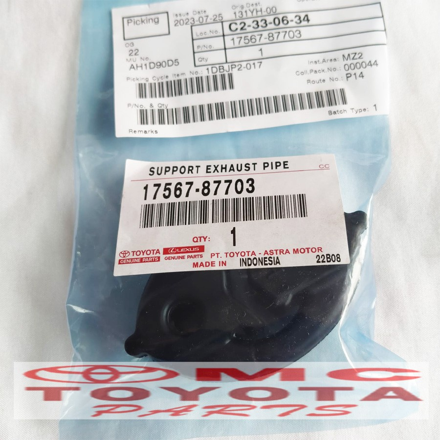 GANTUNGAN Original Exhaust Hanger Rubber for Avanza Agya Calya Rush ...