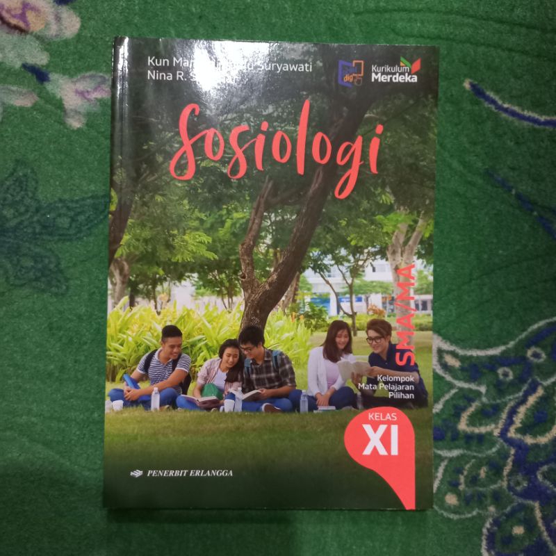 Original Sociology Book Grade 11th High School MERDEKA Curriculum ...