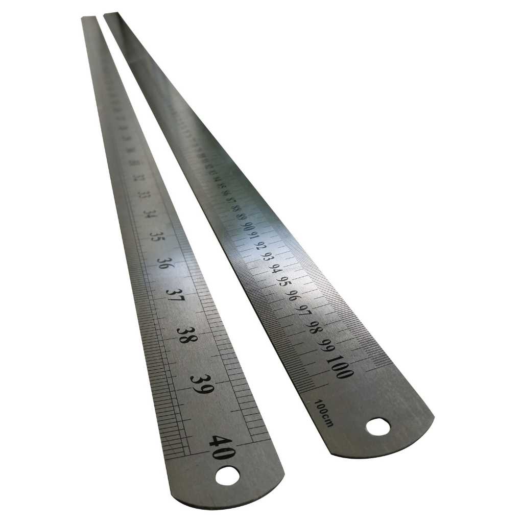 Stainless Steel Ruler 100 CM Ruler 1 Meter Iron Ruler Sewing Machine ...