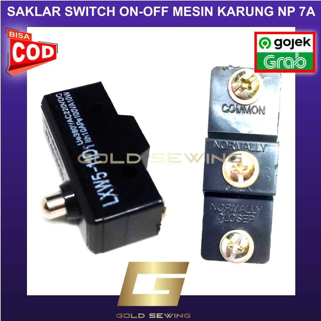 MESIN Newlong Sack Sewing Machine On-Off Switch/Switch NP7A NP-7A ...