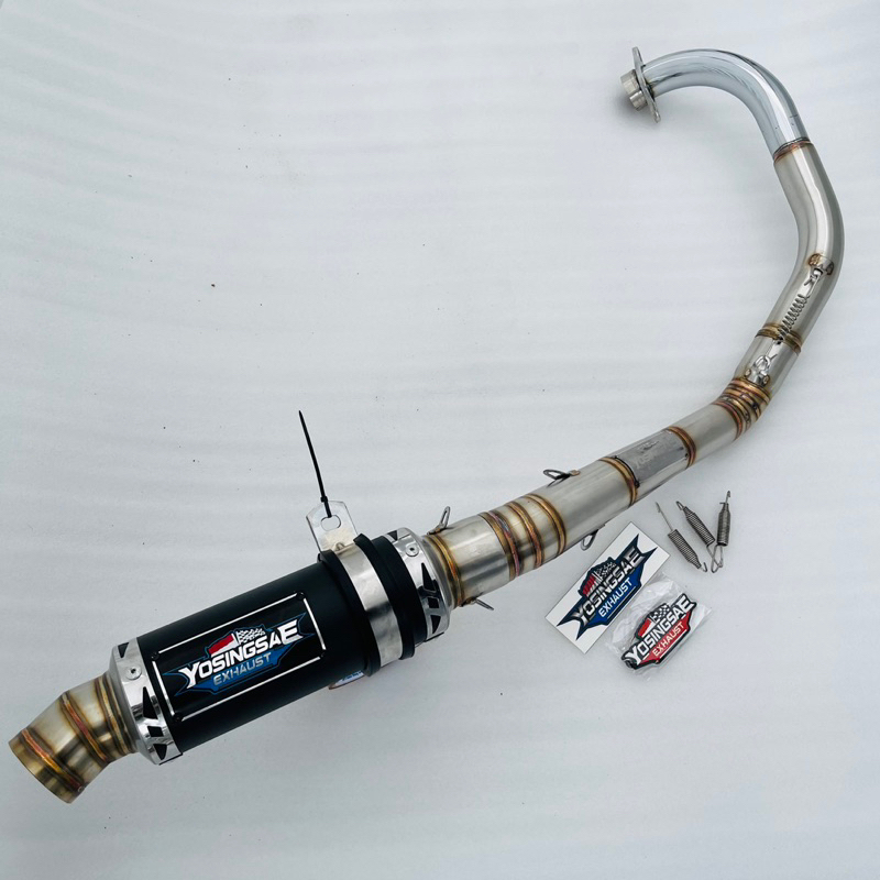 Yosingsae exhaust pipe Neckline road race big elbow sniper jupiter mx