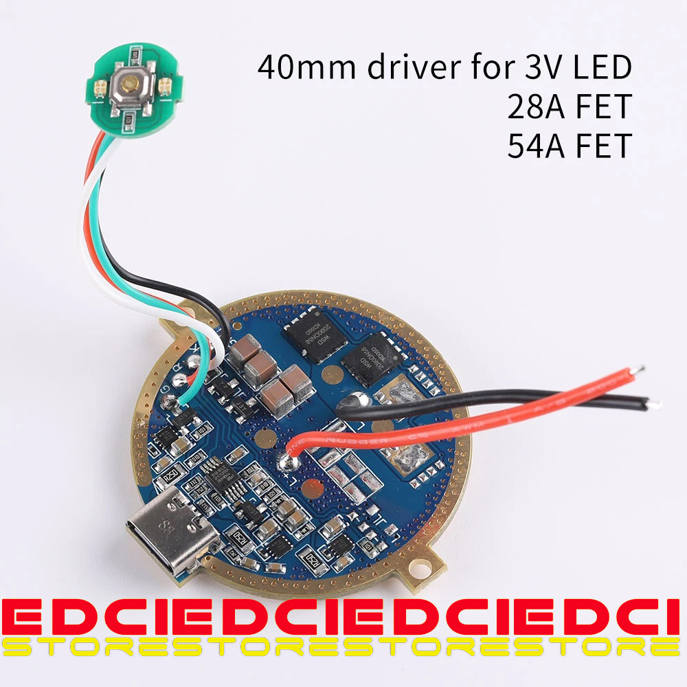 Convoy Driver 3V, 28A and 54A, FET, 40mm | Shopee Philippines