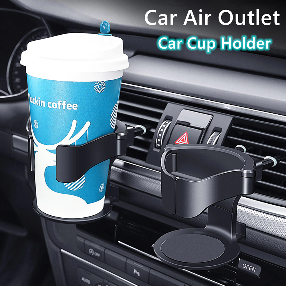 Car Drink Bottle Holder Air Vent Drink Cup Holder full black Shopee