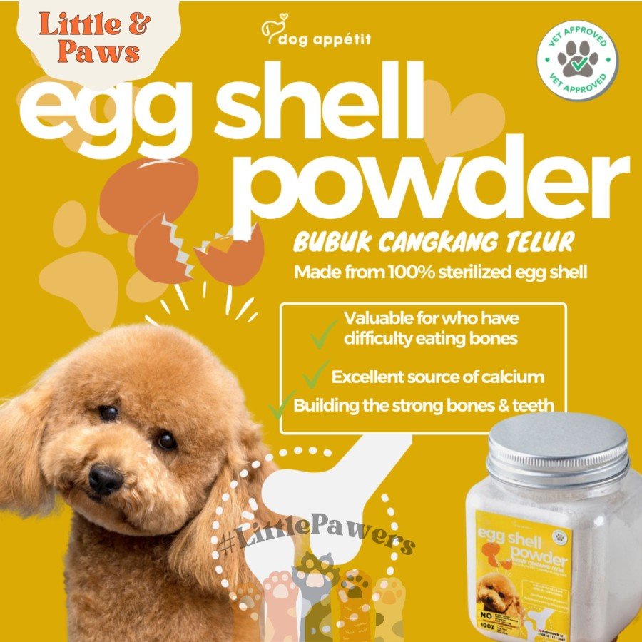 CdVet Polvere Di Guscio D'Uovo Extra Fine 90g - Integratore Di Calcio Naturale Per Animali - Foto 10