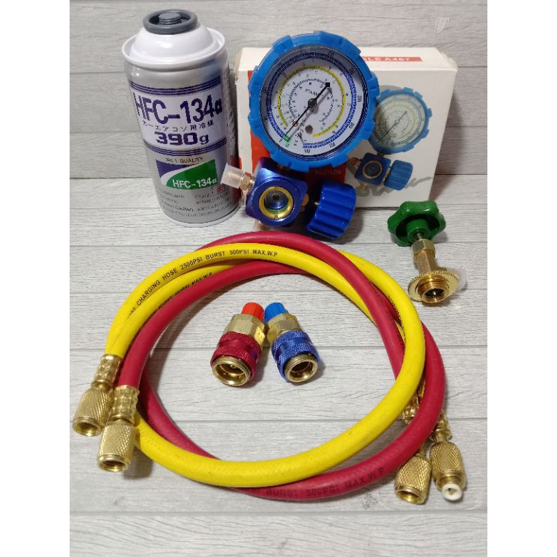 Quick coupler Car AC freon Filling Tool Package Shopee Philippines