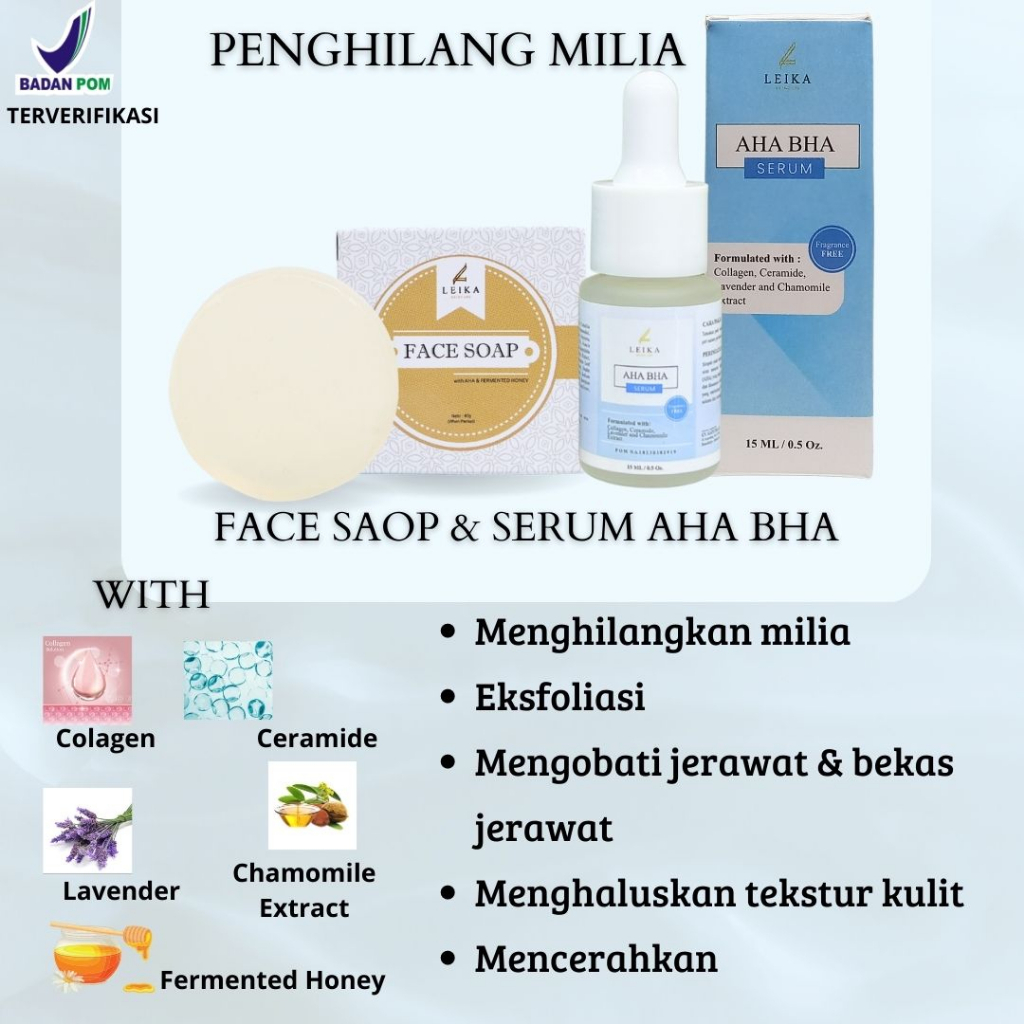 MATA Serum AHA BHA & FACE SOAP The Most Powerful Milia Removal Serum ...