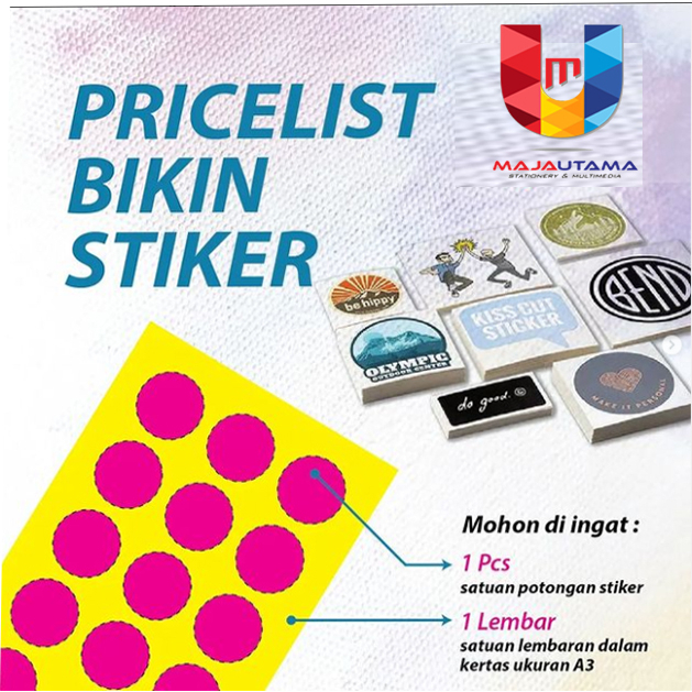Print A3+/CHROMO/VINYL/Transparent Stickers/Business Food Packaging ...