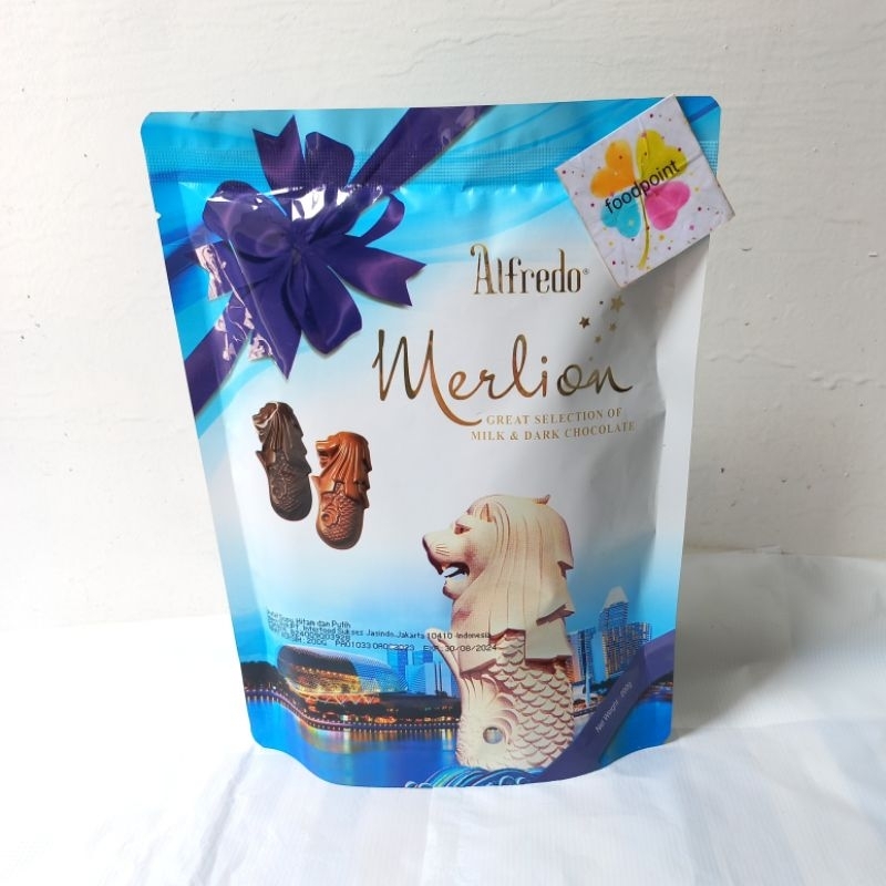 Alfredo Merlion Ribbon Chocolate 200gr | Shopee Philippines