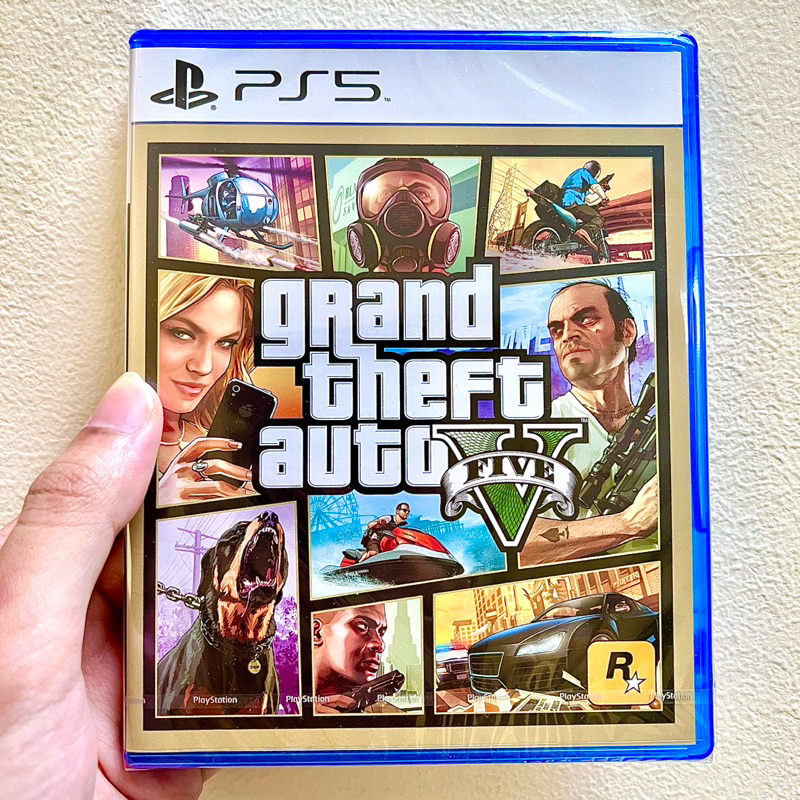 Grand Theft Auto V Ps5 Original Sony Playstation Cassette Ps5 GTA 5 Ps ...