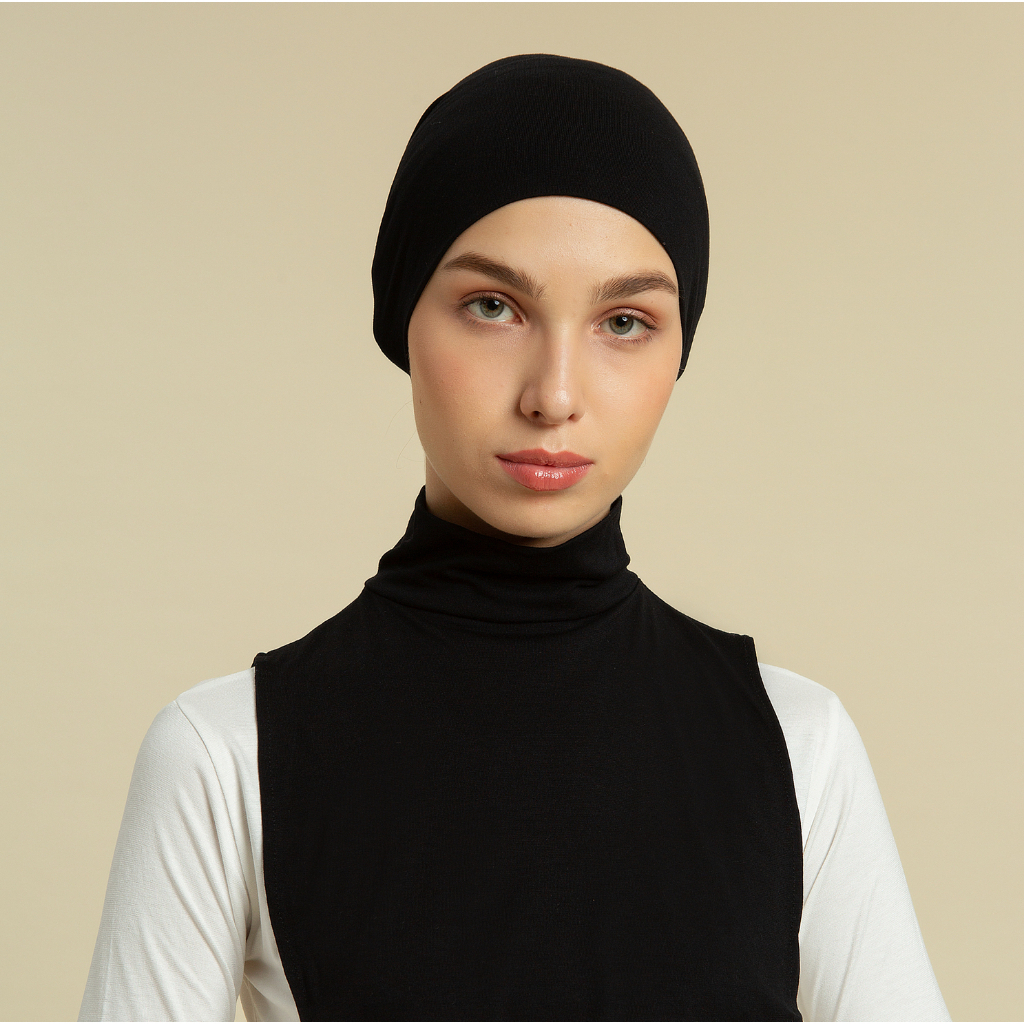 4 Faux Cols Amovibles Pour Hijab - Extensions De Cou Pour Femmes Musulmanes - Modèle Modal - 2