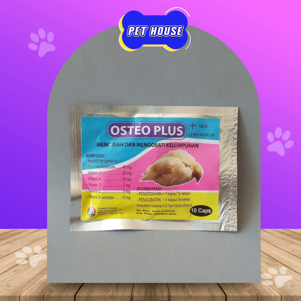 Osteo PLUS CAPSULE Medicine To Prevent Paralysis In Chickens