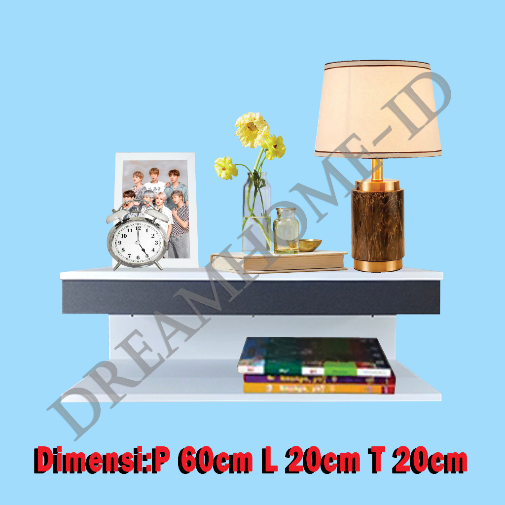 Hanging Nightstand/Minimalist Hanging Nightstand/Nightstand/Minimalist