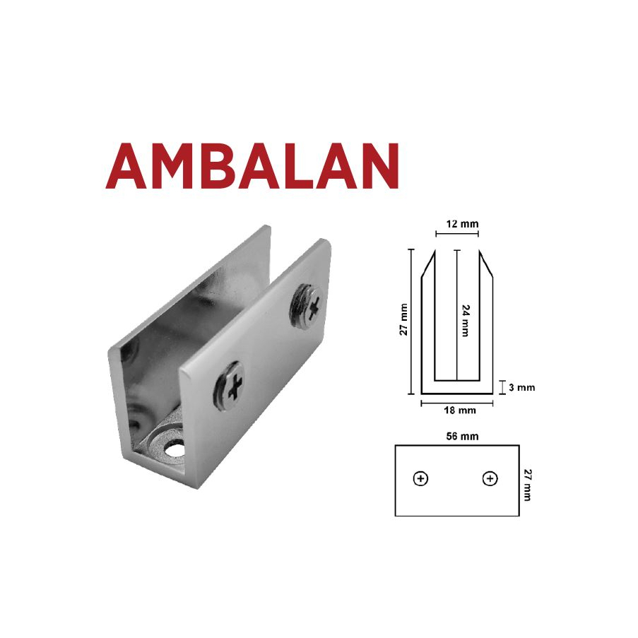 Glass Clamp Stand 8 - 12 Mm Glass Clamp U Clamp Glass Clamp 12 Mm ...