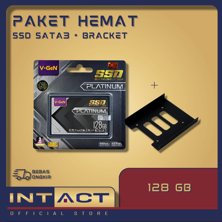 V-gen Platinum Rescue 128GB SSD + 3.5