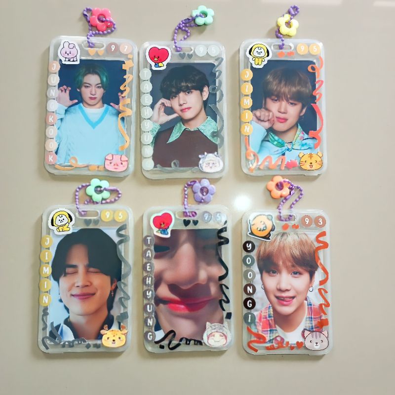 (Cahol) Photocard Holder Deco BTS TXT BLACK PINK ENHYPEN NCT DREAM ...