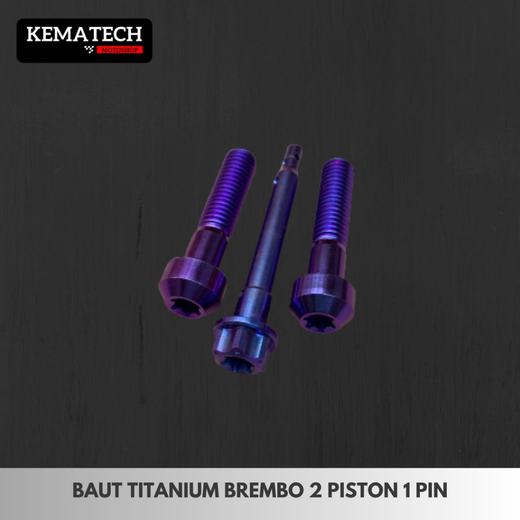 Brembo 2P/BREMBO 2PISTON Caliper TITANIUM Bolt Brembo Caliper Bolt