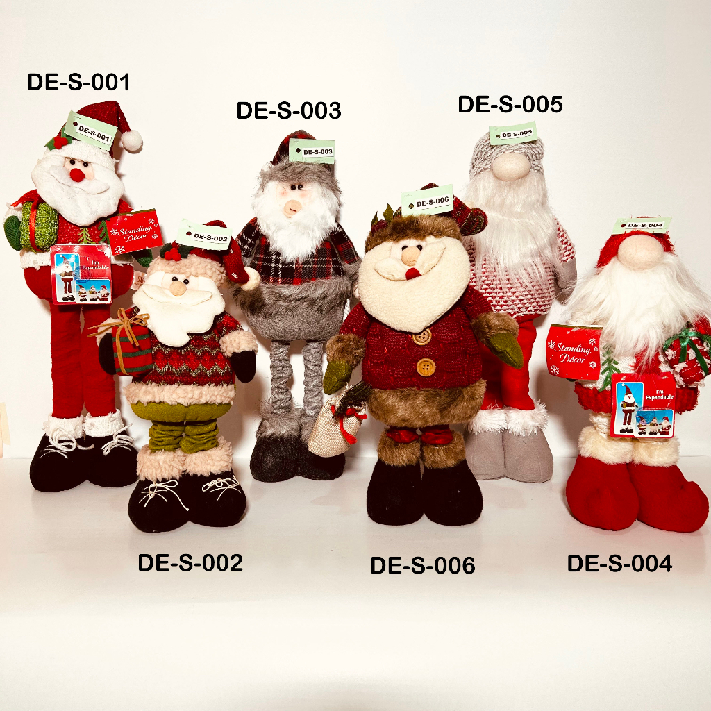 Christmas Decorations Christmas Dolls Assorted EXPANDABLE - S | Shopee ...