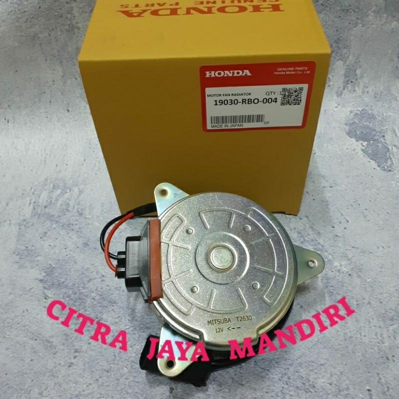 Honda JAZZ RS BRIO MITSUBA RADIATOR FAN MOTOR 1 Month Warranty Shopee