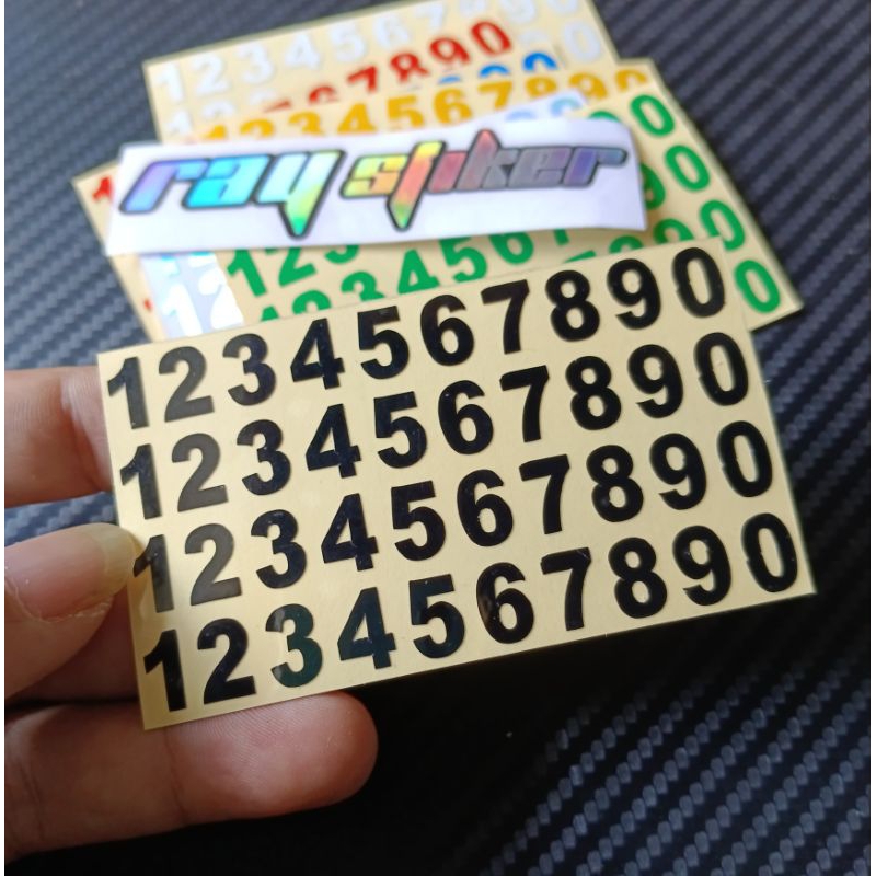 Number CUTTING STICKER | Shopee Philippines